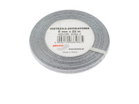 Wstążka brokatowa srebrna 6mmx22m WB6-2 Brewis